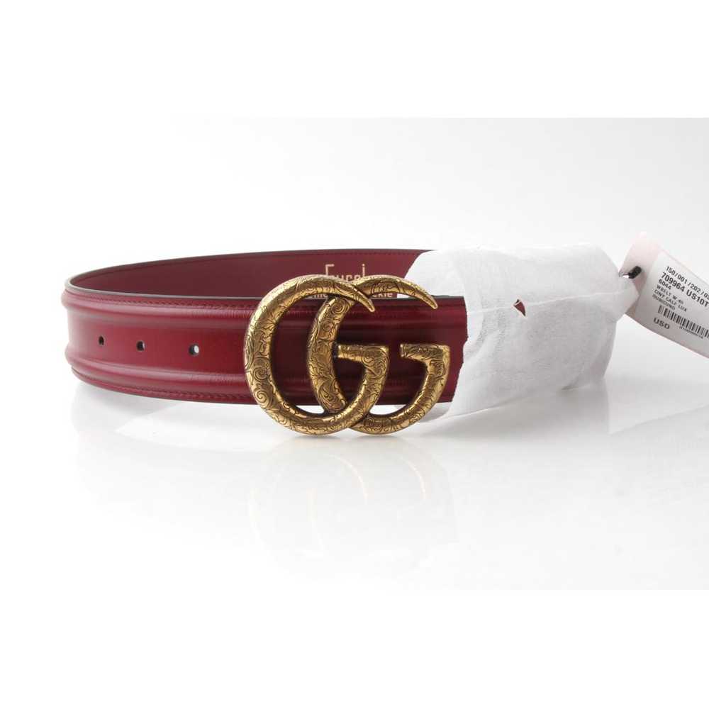 Gucci Gg Buckle leather belt - image 2