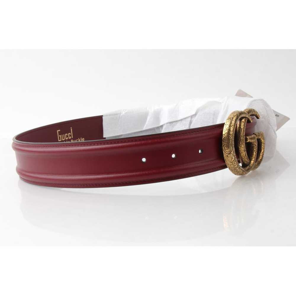 Gucci Gg Buckle leather belt - image 5