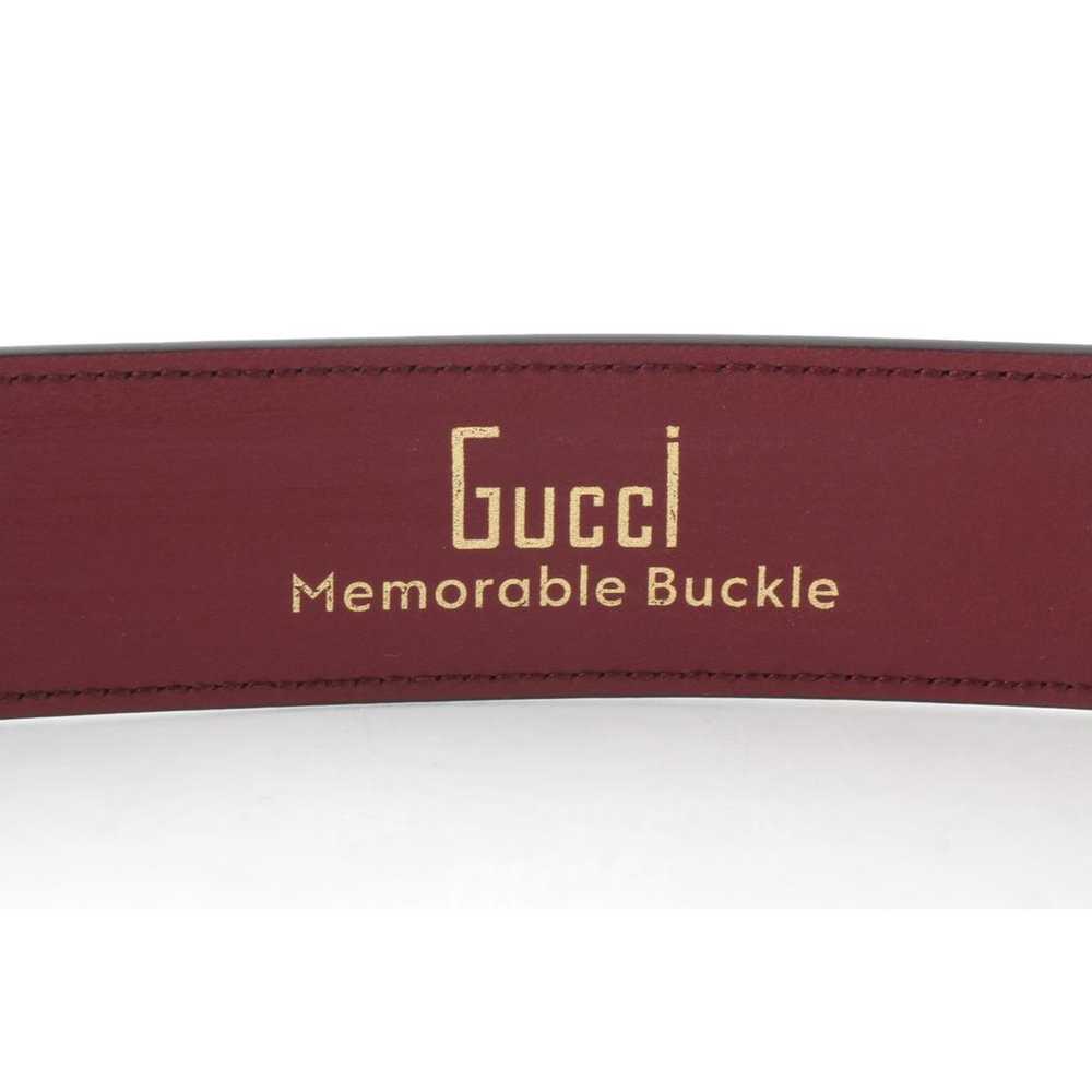 Gucci Gg Buckle leather belt - image 9