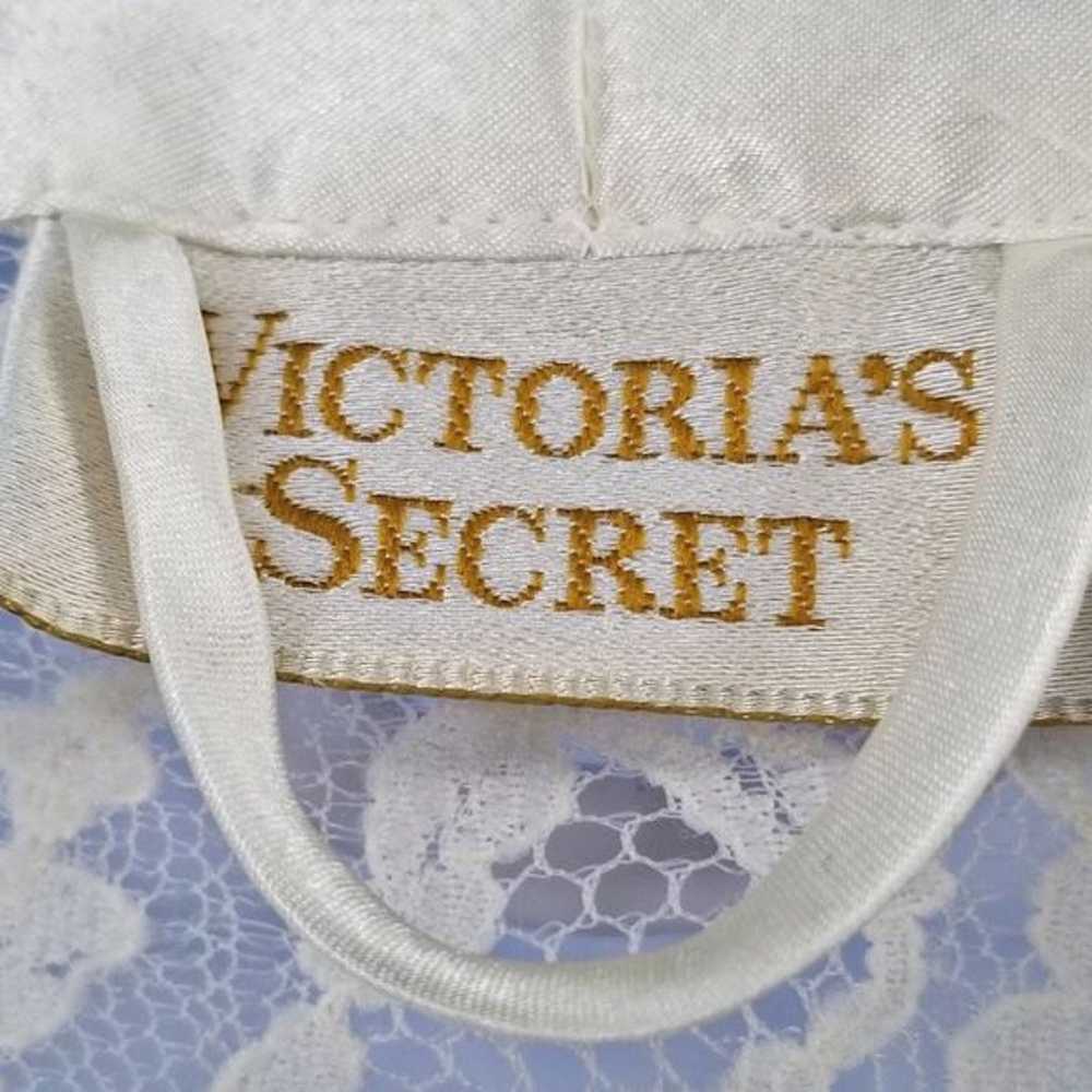 Victoria Secret Robe Lace White Small - image 6