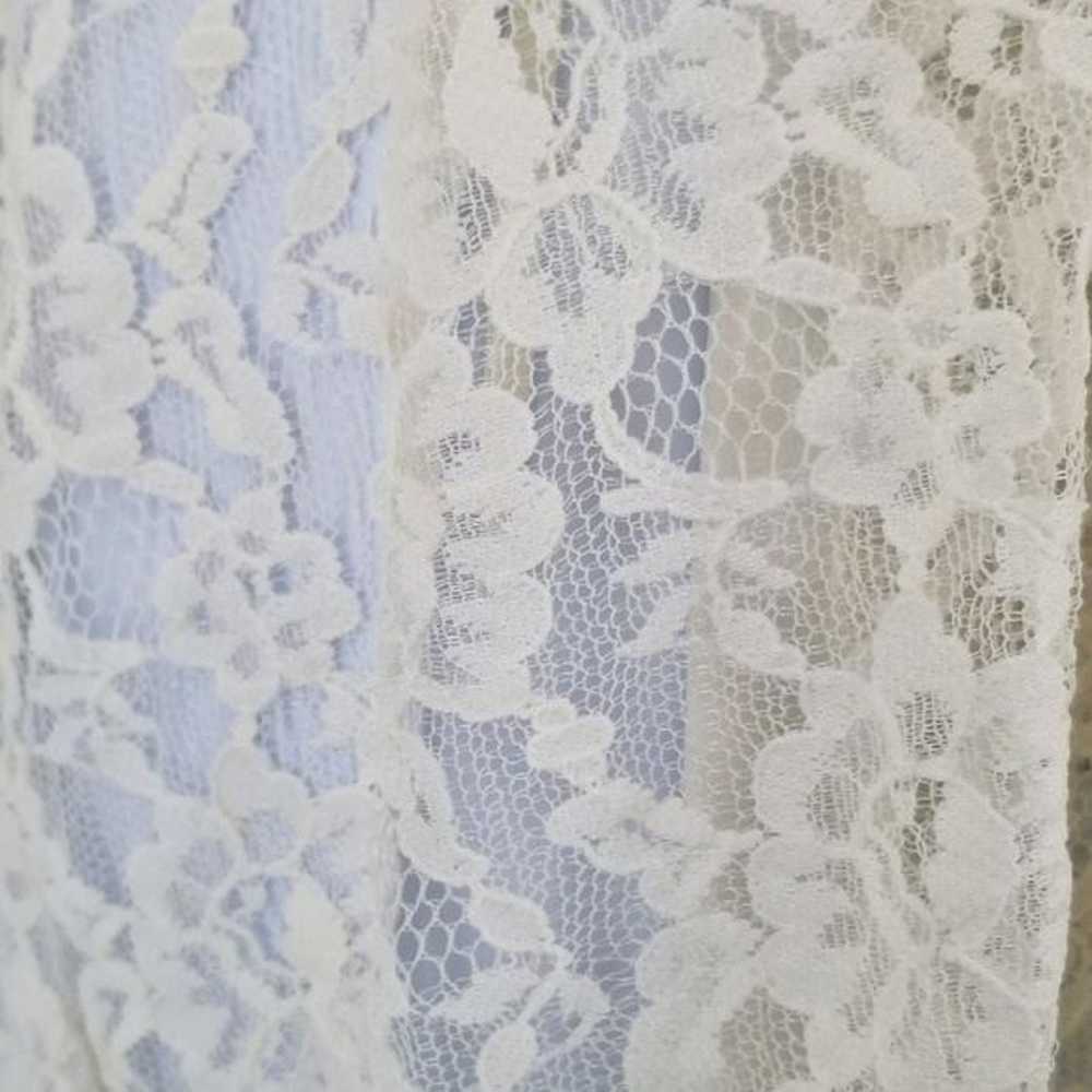 Victoria Secret Robe Lace White Small - image 7