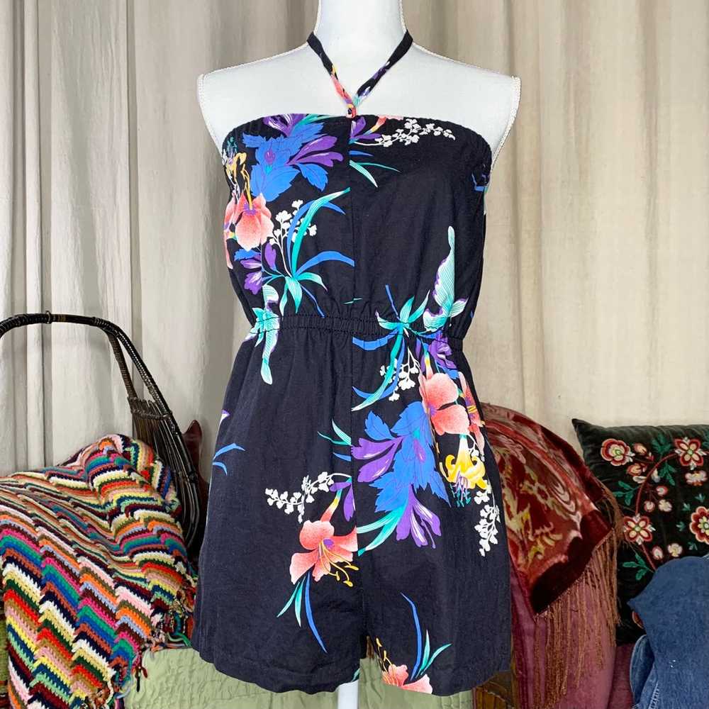 80s Tropical Romper - image 1