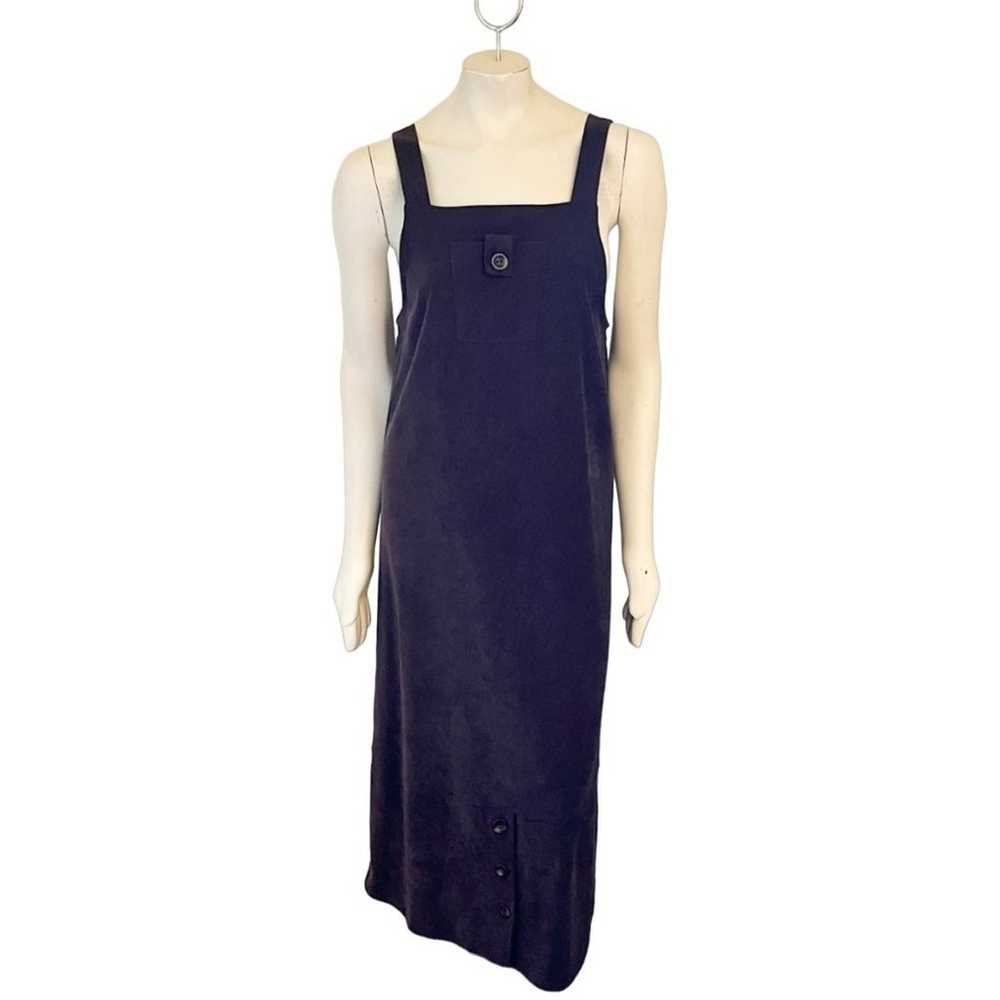 VTG 90s JESSICA HOWARD Maxi Apron Jumper Dress in… - image 9