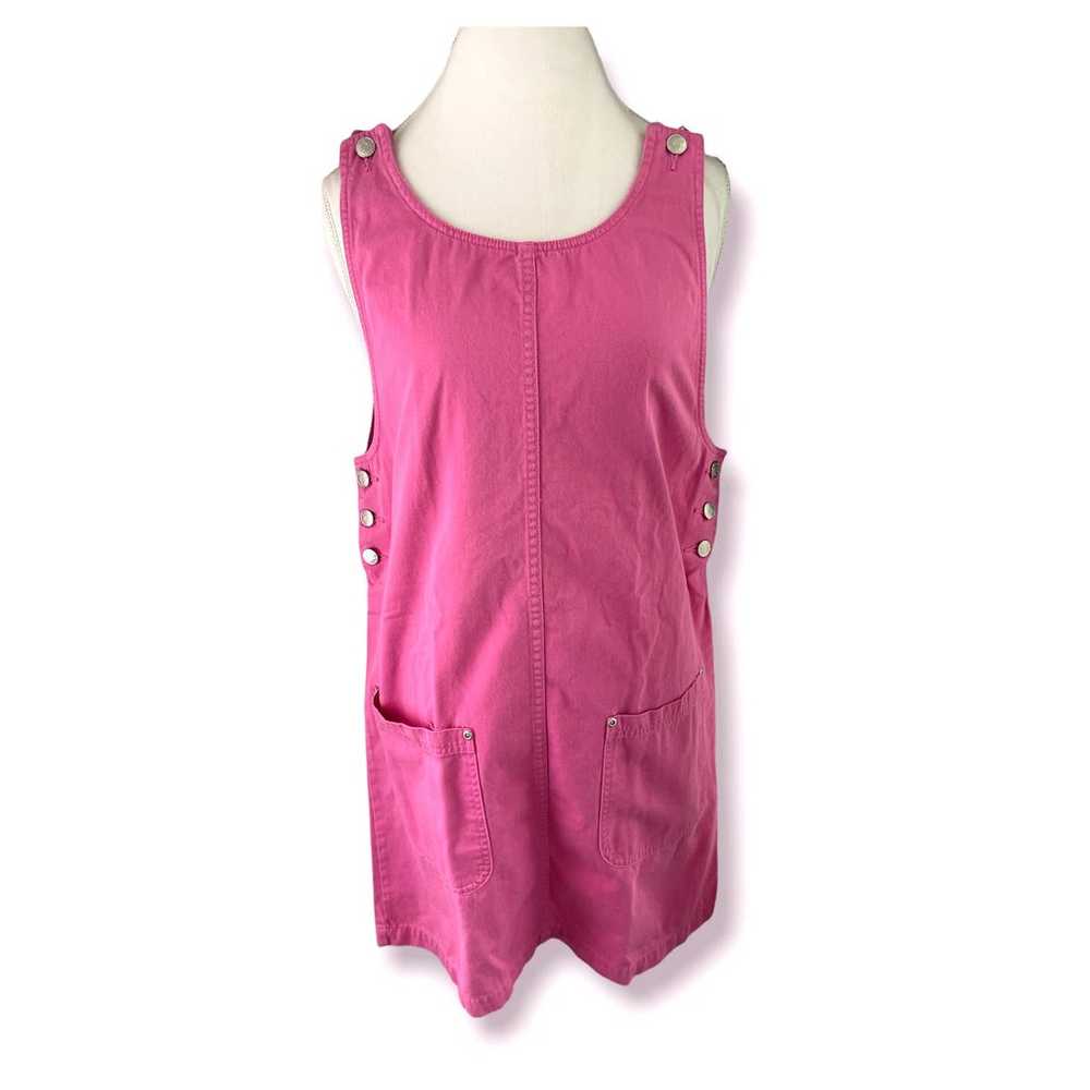 Vintage Hot Pink Jumper Dress - image 1