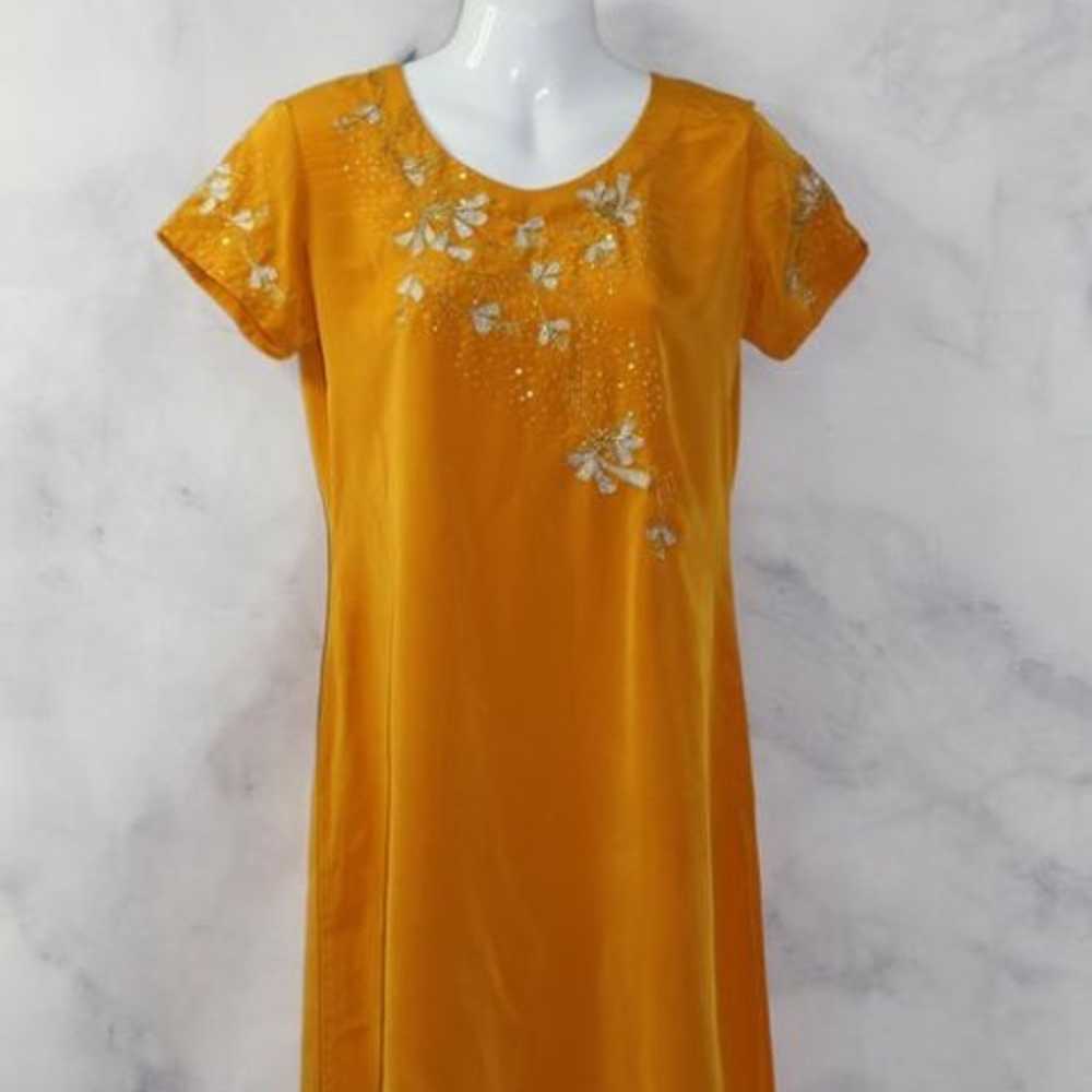 Handmade Mustard Yellow Dress (XS-S) - image 7