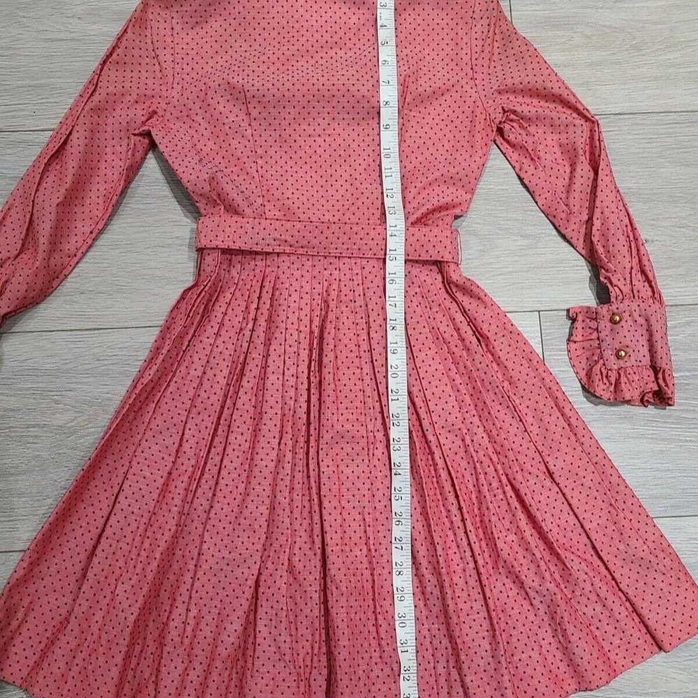 Lois Ann Petite Dallas Vintage Dress Long Sleeve … - image 8