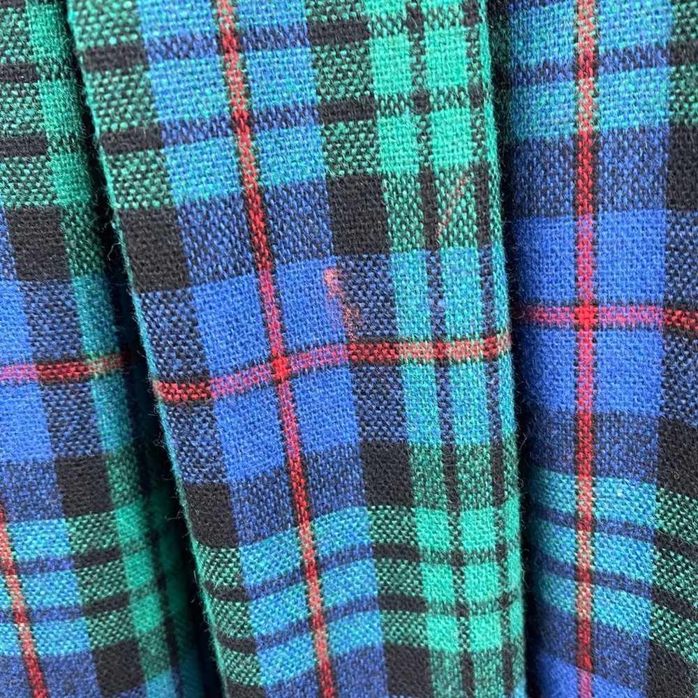 Vintage Handmade Dress Tartan Plaid Jumper Pinafo… - image 3