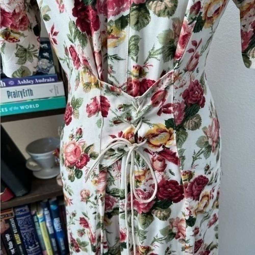 VINTAGE Nostalgia Floral Corset Dress - image 5