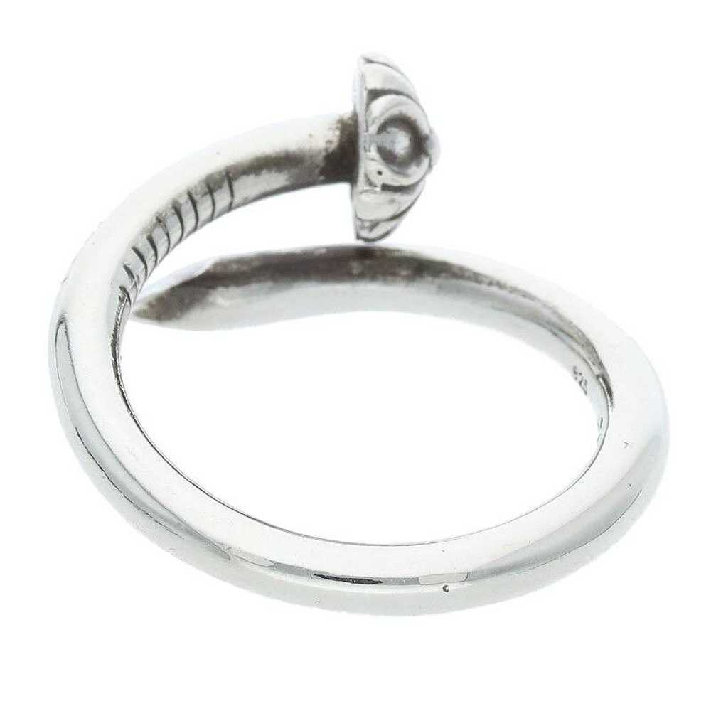 Chrome Hearts Chrome Hearts Cross Ball Nail Ring … - image 2