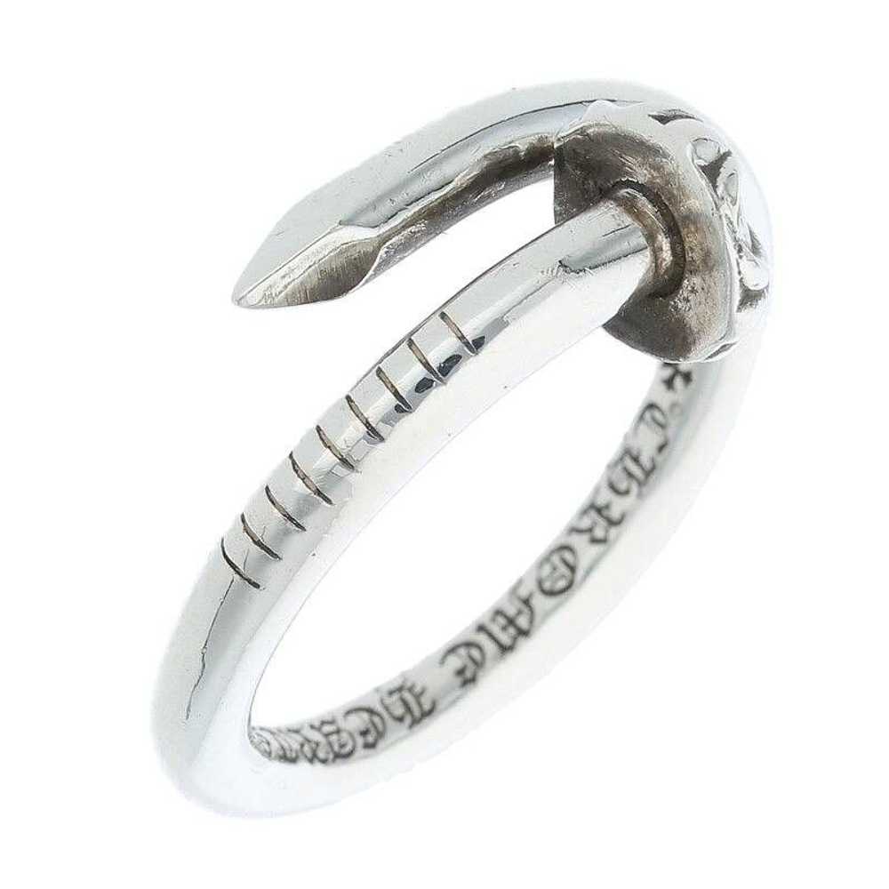 Chrome Hearts Chrome Hearts Cross Ball Nail Ring … - image 5