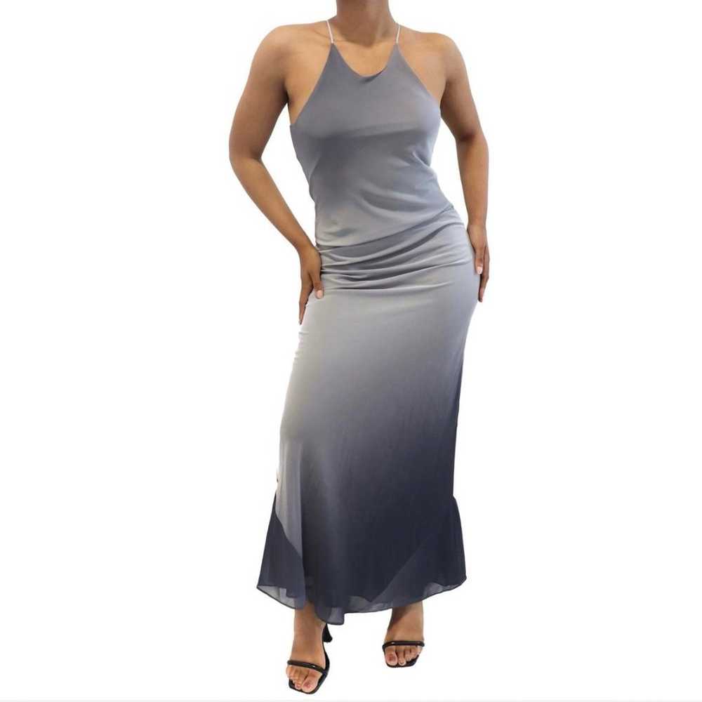 Grey Gradient Maxi Dress - image 1