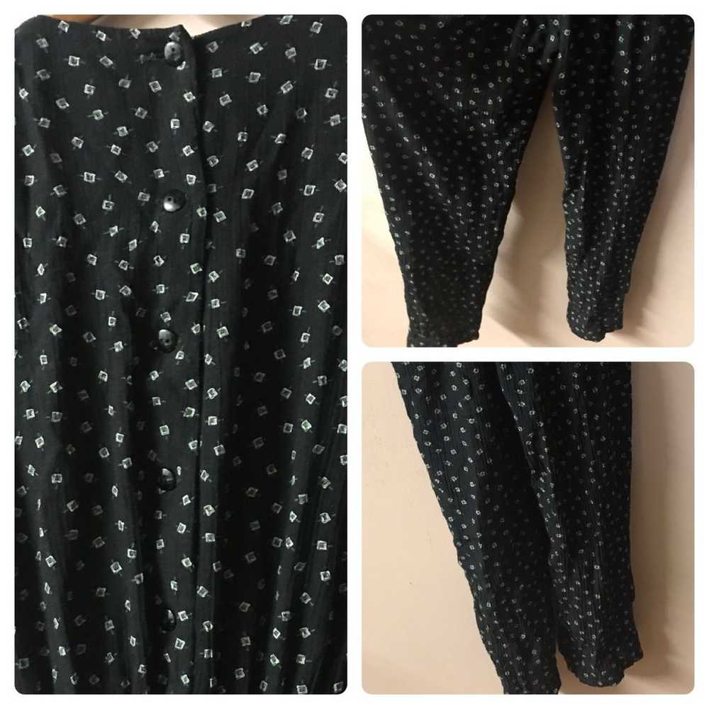 Vintage Dani Max Black Printed Jumpsuit - image 4