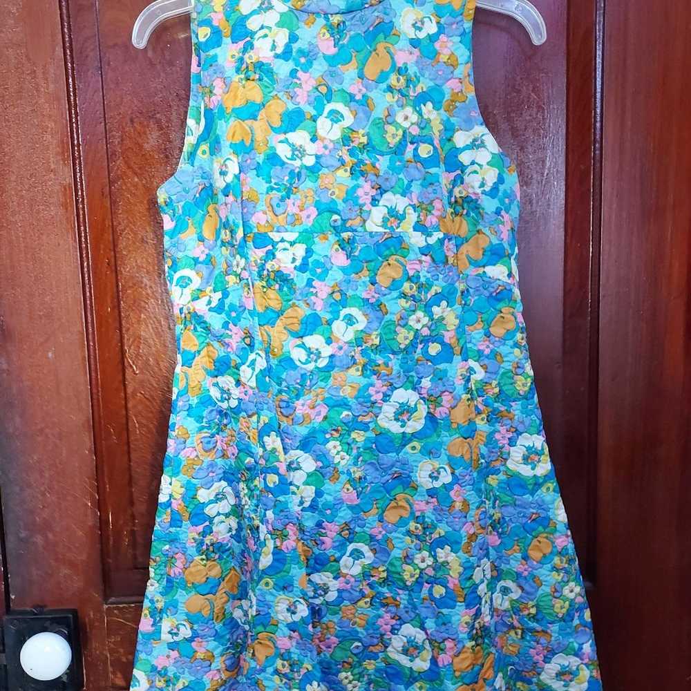 Vintage hand made floral dress - image 1