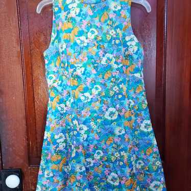 Vintage hand made floral dress - image 1