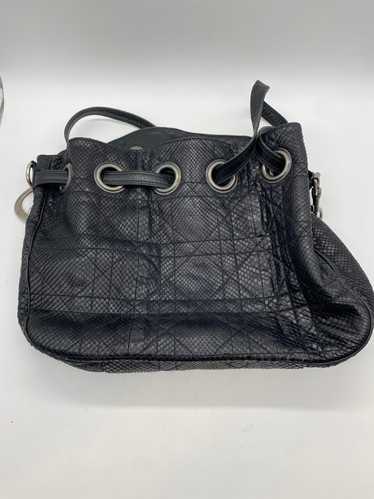 AUTHENTIC Christian Dior Quilted Cannage Black Ph… - image 1