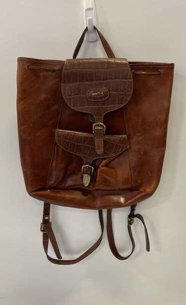 El Campero Brown Leather Backpack Bag