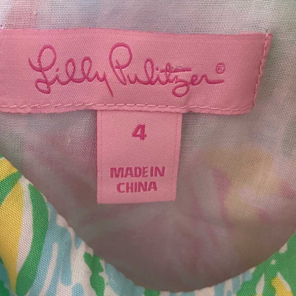 Vintage Lilly Pulitzer Size 4 Dress Patchwork - image 9