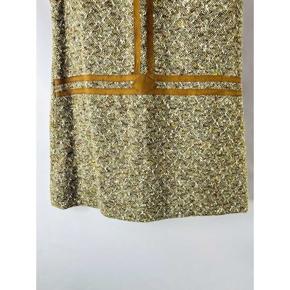 VTG 50s Womens Small Tweed Sleeveless Mini Dress … - image 5