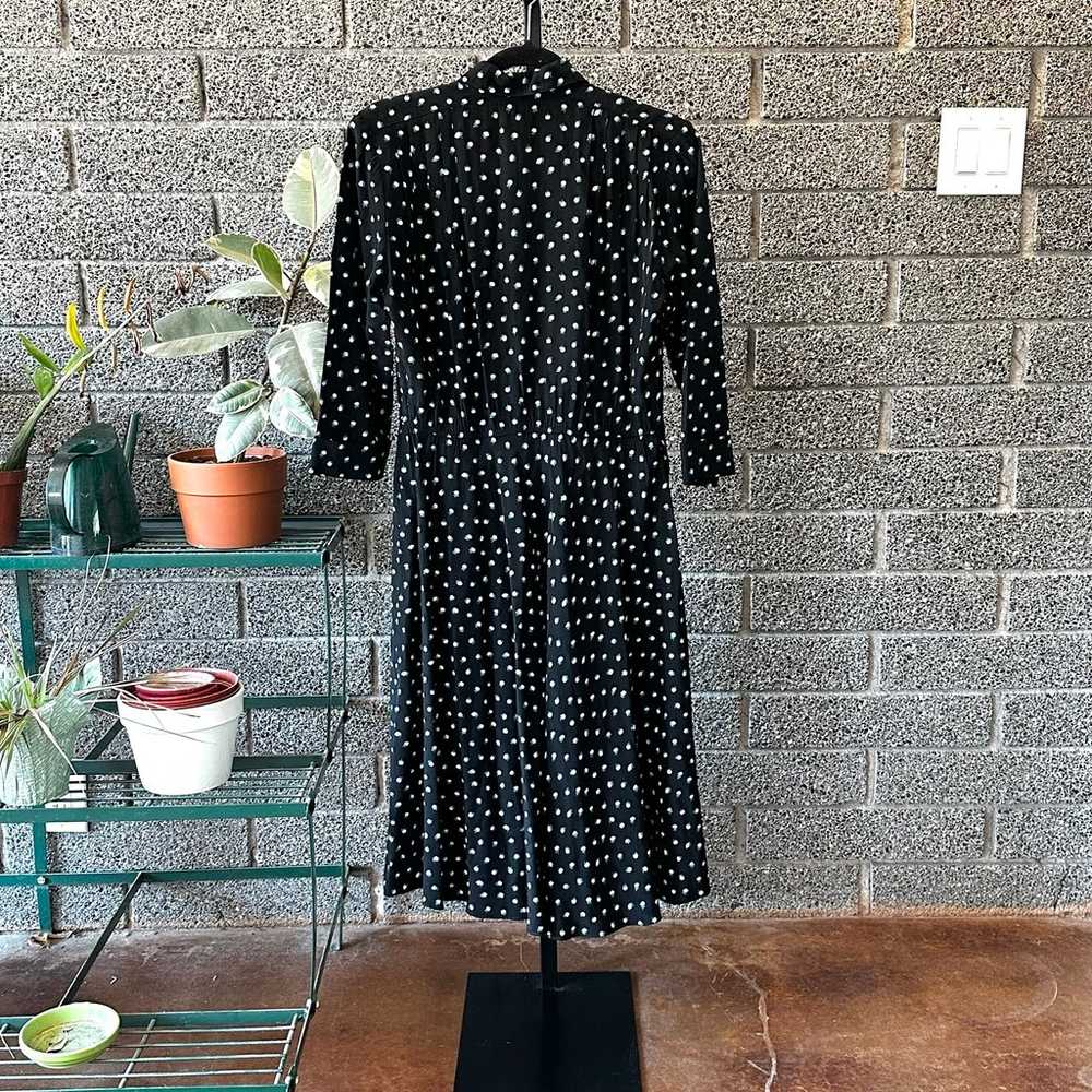 Vintage 70s Does 40s S.L. Petites Midi Dress - image 4