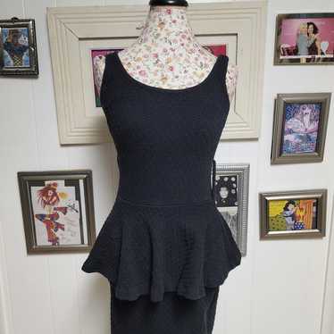 Vintage Betsey Johnson peplum bodycon dress - image 1