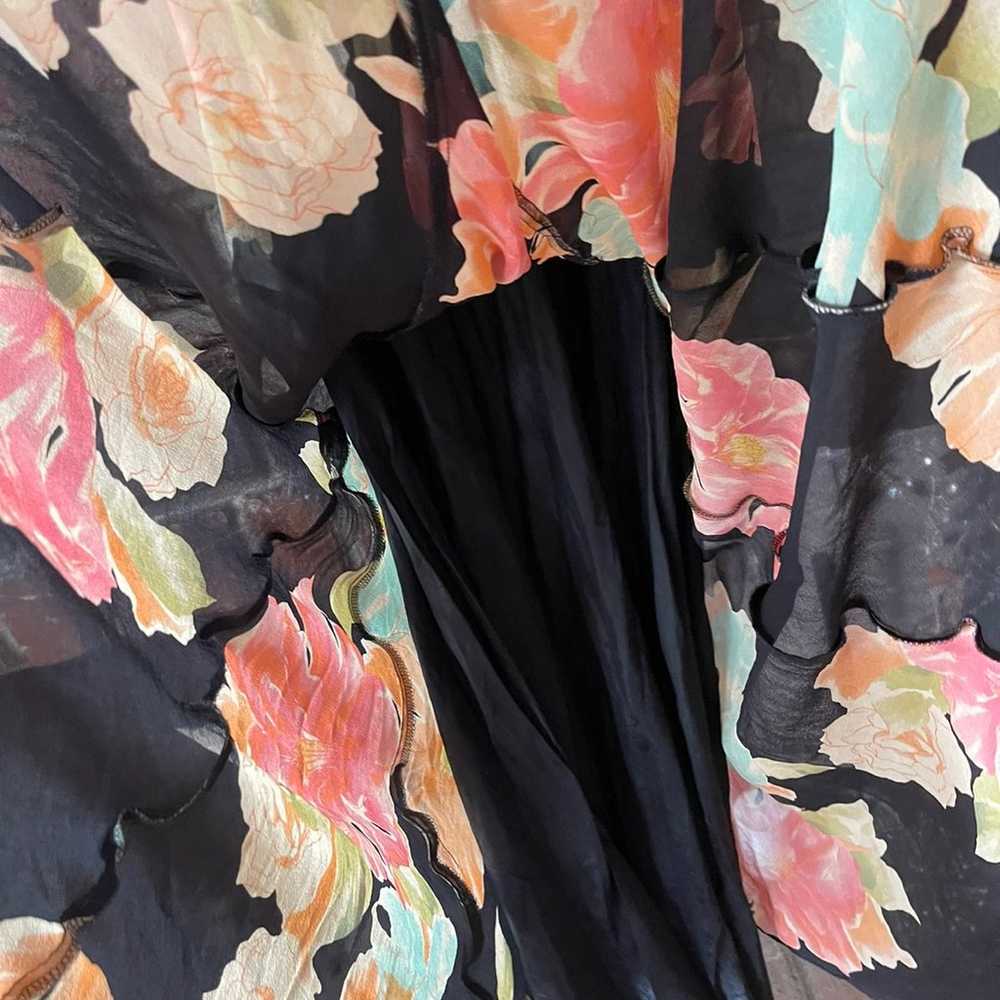 Vintage Floral Bias Cut Dress - image 2