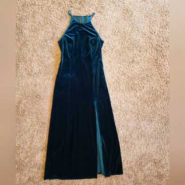 Victoria's secret velvet maxi sleeveless dress vi… - image 1