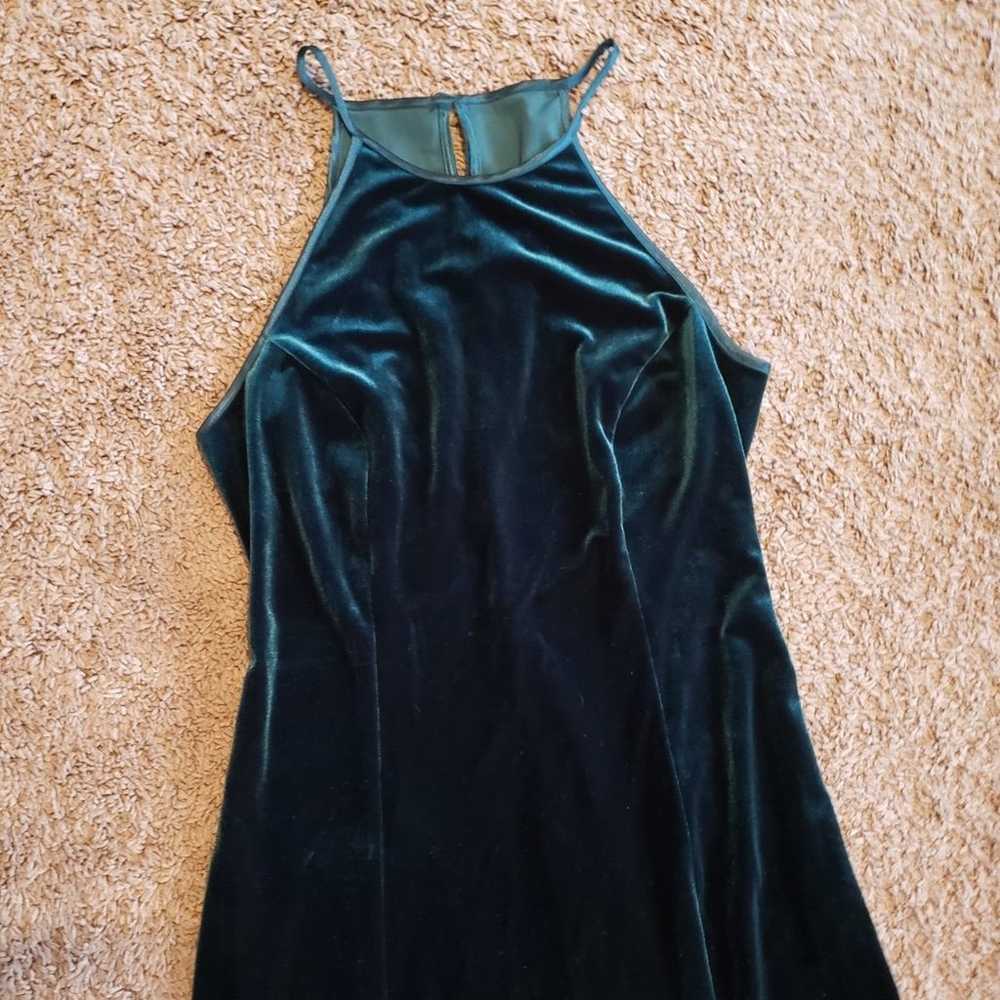 Victoria's secret velvet maxi sleeveless dress vi… - image 2