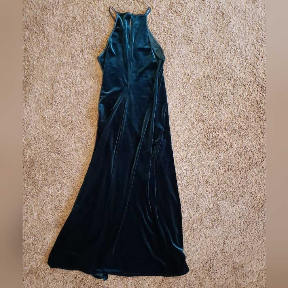 Victoria's secret velvet maxi sleeveless dress vi… - image 5