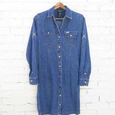 Vintage Lauren Ralph Lauren Denim Shirtdress - image 1