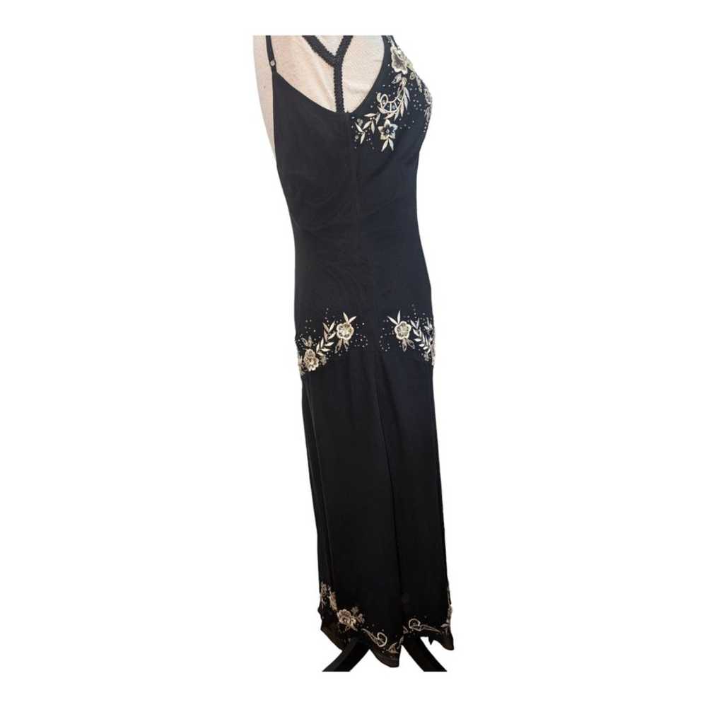 JOVANI NWT Vintage 100% Silk Embroidered Beaded E… - image 2