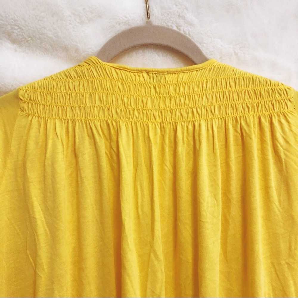 Other Splendid Yellow Flowy Open Cardigan - image 6