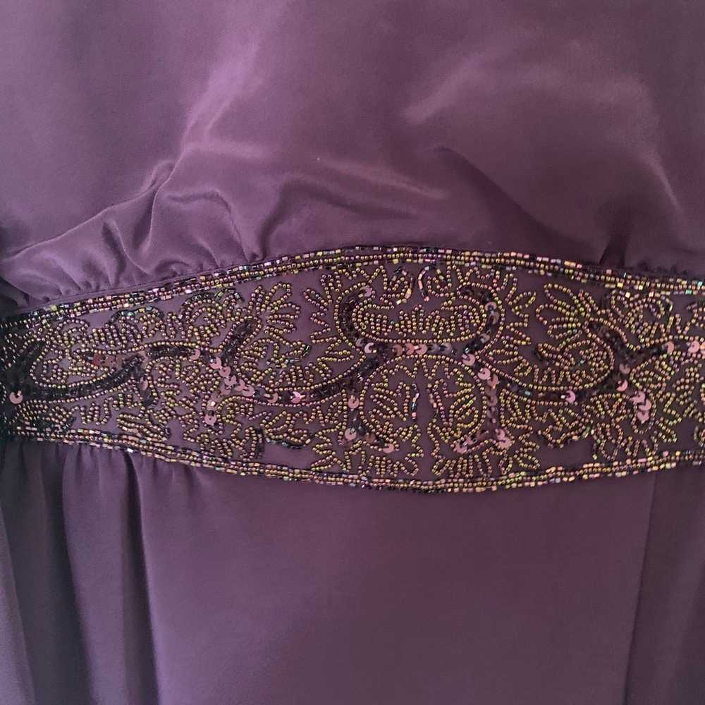 Oleg Cassini Black Tie//GRAPE//Purple Vintage 198… - image 3