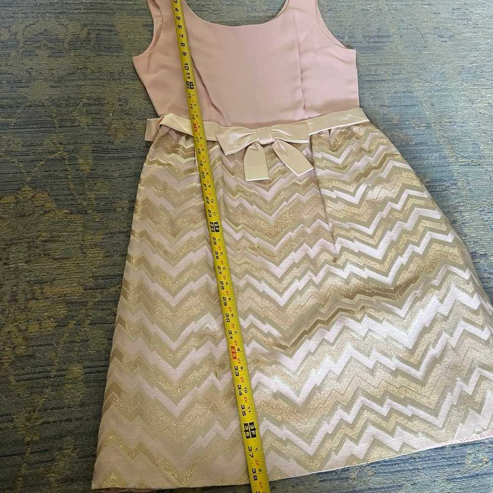 Leslie Faye Original Pink and Gold Dress Suit Siz… - image 11