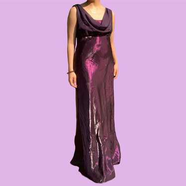 IRIDESCENT SHIMMER METALLIC DRESS - image 1