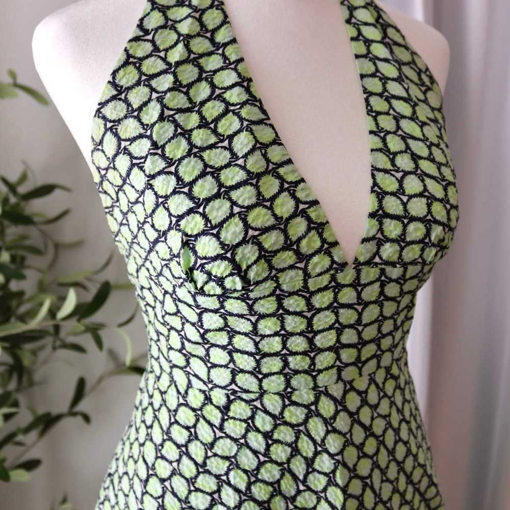 1950s / 60s retro vintage style green and white J… - image 3