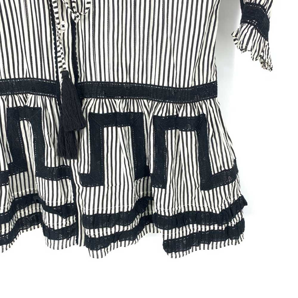 Love Sam Womens Size S Crochet Trim Striped Mini … - image 4