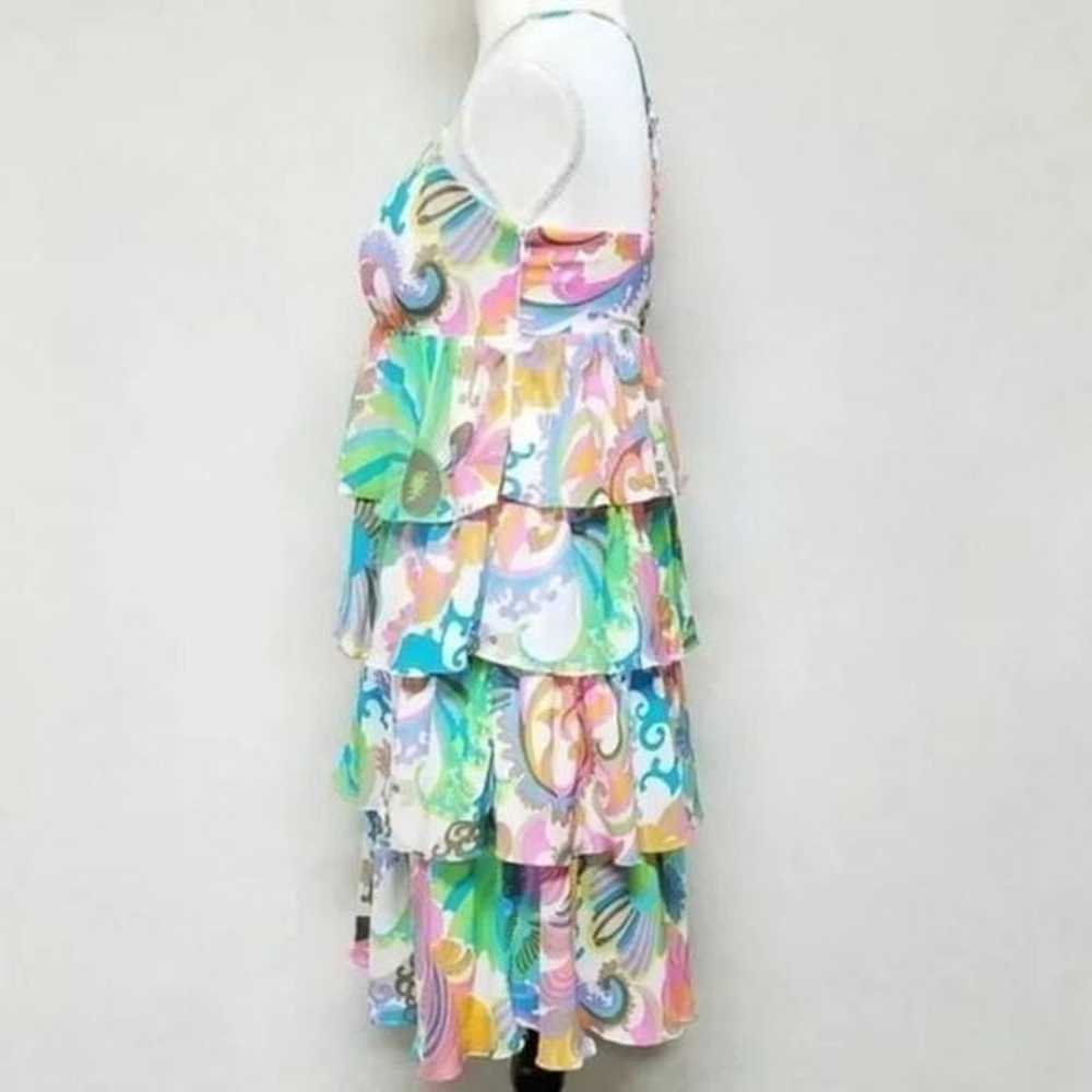 Vintage Trina Turk Silk Pastel Psychedelic Paisle… - image 4