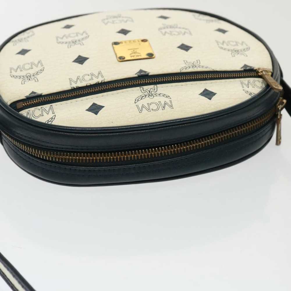 MCM MCM Vicetos Logogram Shoulder Bag PVC White A… - image 6