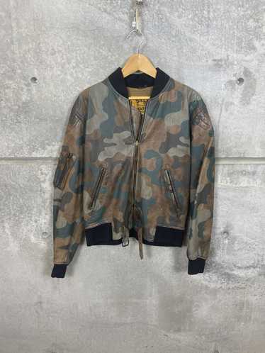 Belstaff Belstaff "Black Prince" Camo Leather Jack