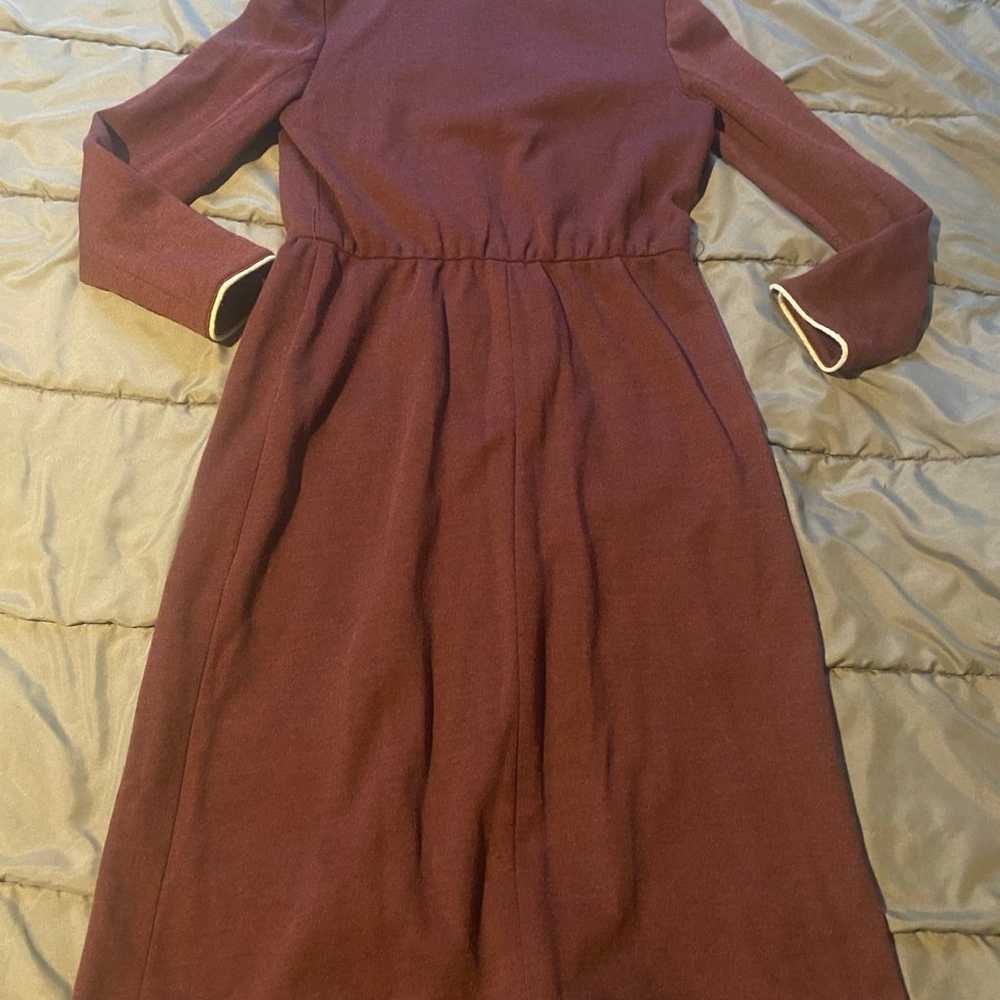 Kiva LTD Vintage Maroon Dress - image 2