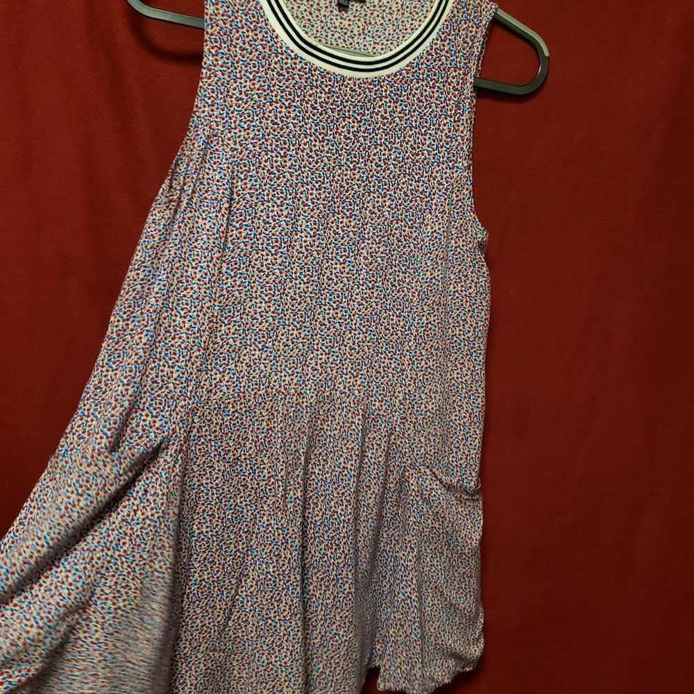 VINTAGE TIMING SLEEVLESS FLORAL MINI DRESS/MED/EG… - image 3