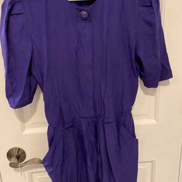 Vintage purple dress (with pockets!) - image 1