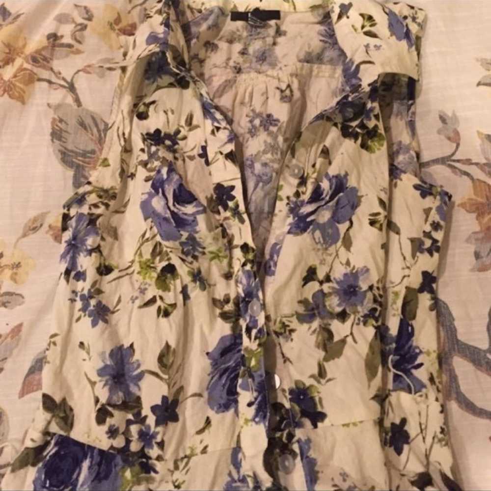 Cute Vintage Floral Button-up dress by BCX Macys … - image 4