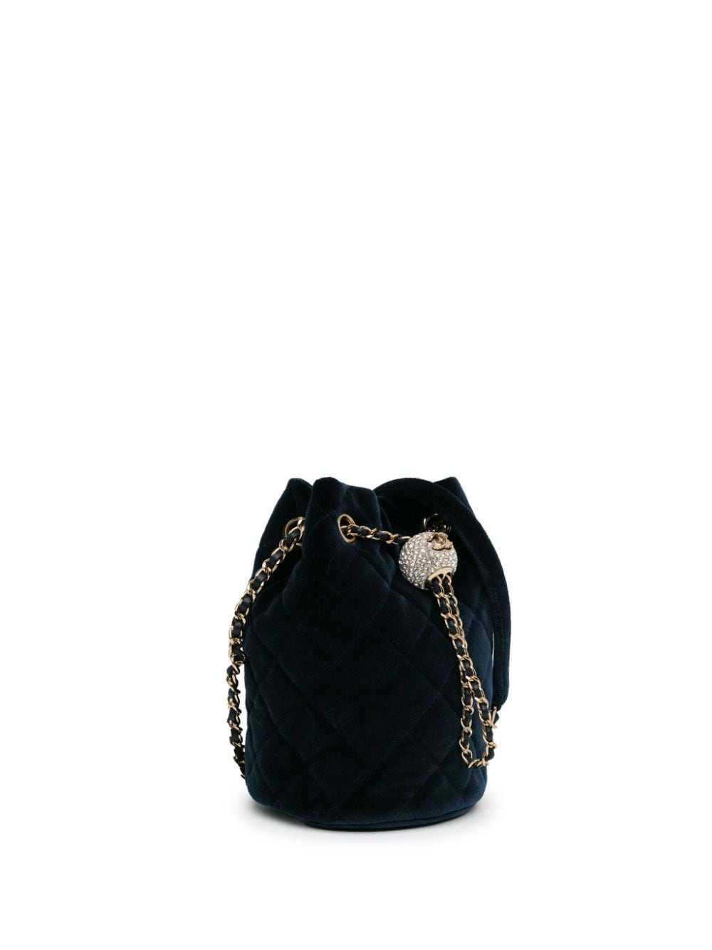 CHANEL Pre-Owned 2020 Velvet Crystal Pearl Crush … - image 3