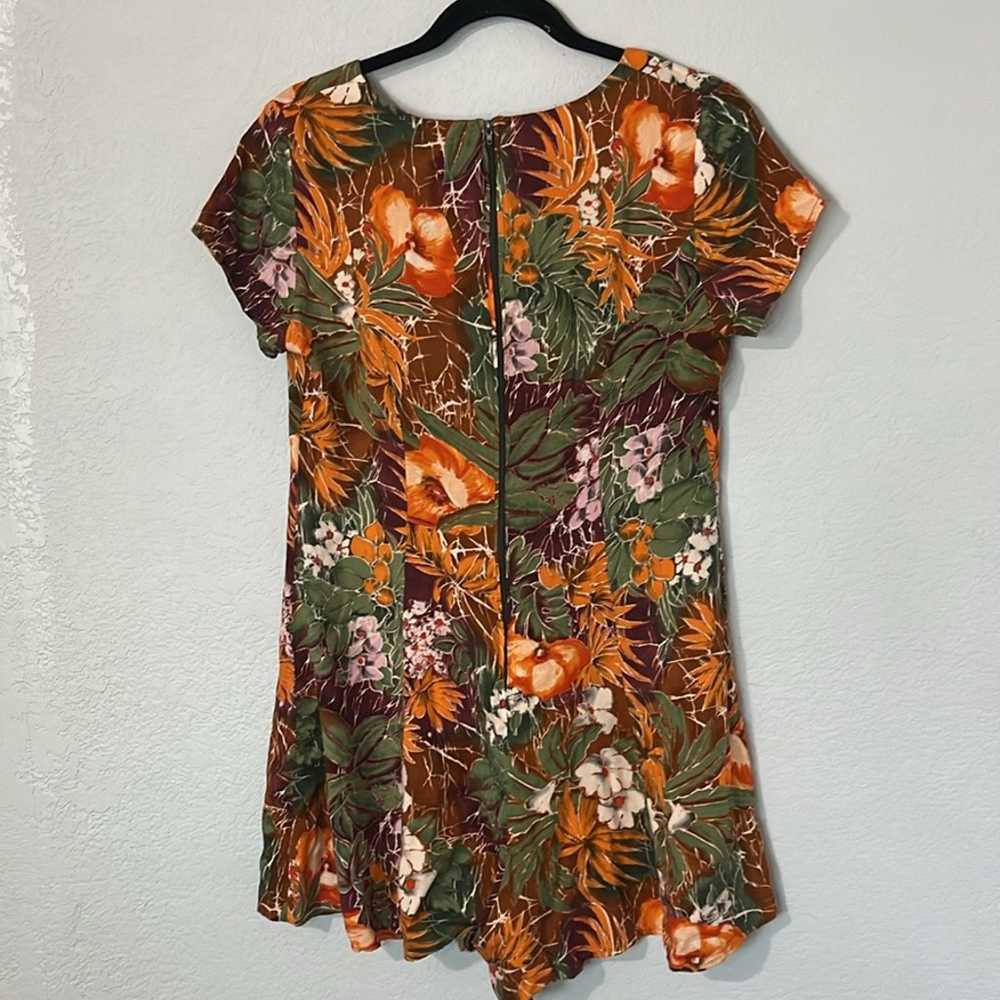 Vtg Joni Blair Floral Romper 90s Shorts. - image 3