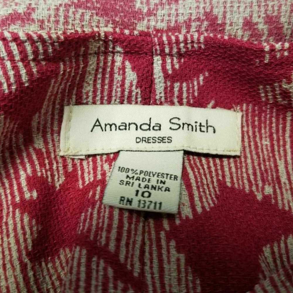 Vintage Amanda Smith Womens Dress 2 Pc S - image 3