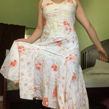 Vintage Floral Maxi Dress - image 1