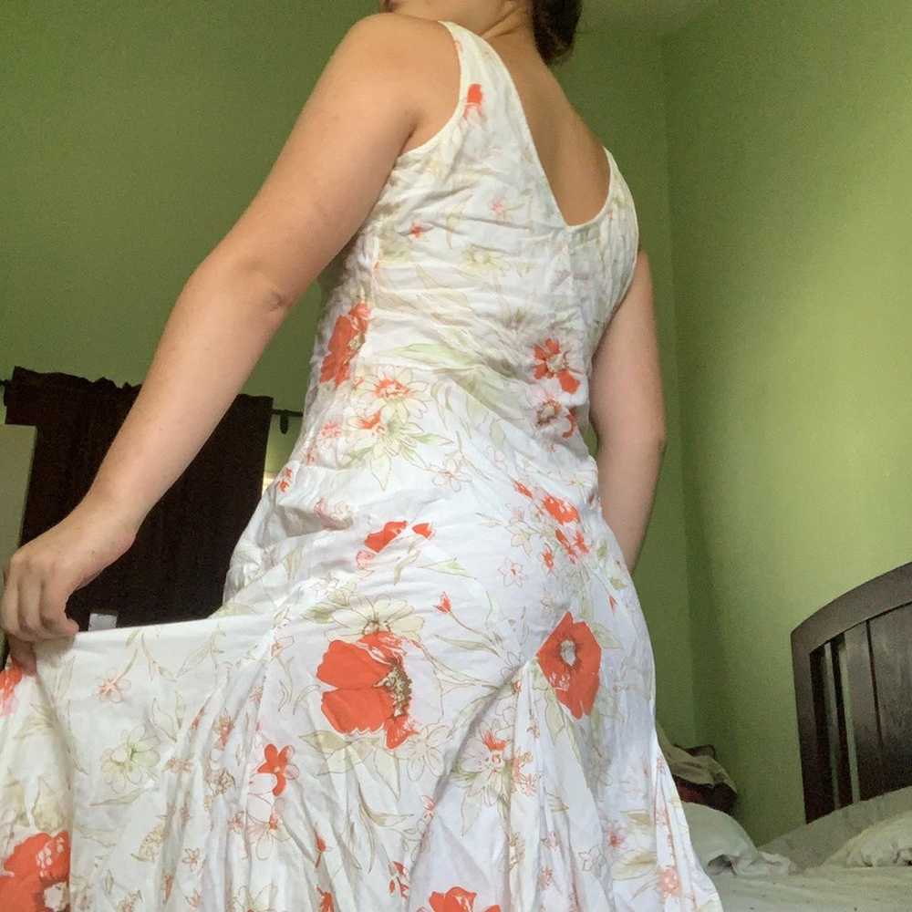 Vintage Floral Maxi Dress - image 3