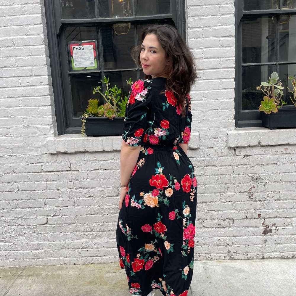 Old navy floral print dress - image 2