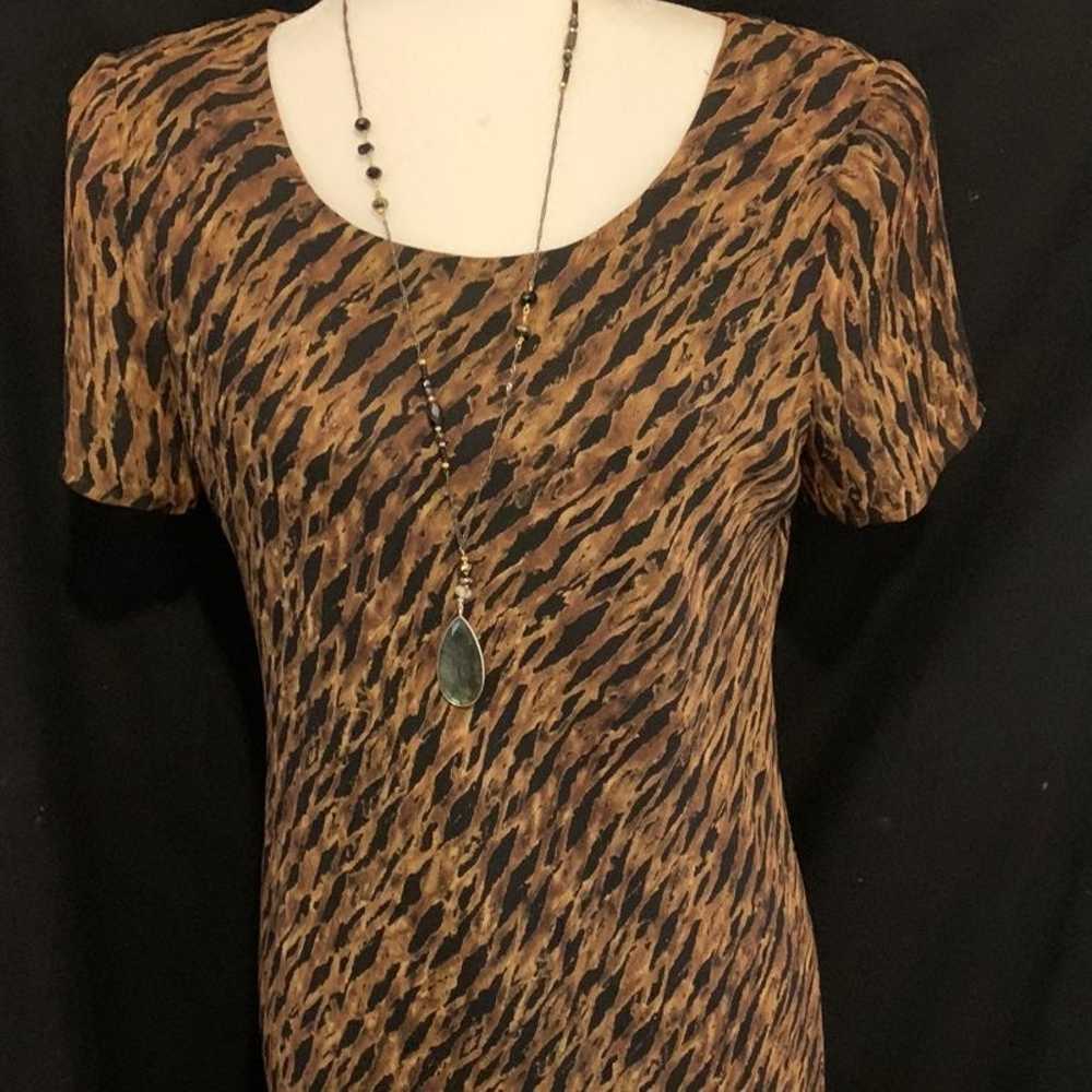 Vintage Carole Little animal print Dress - image 1